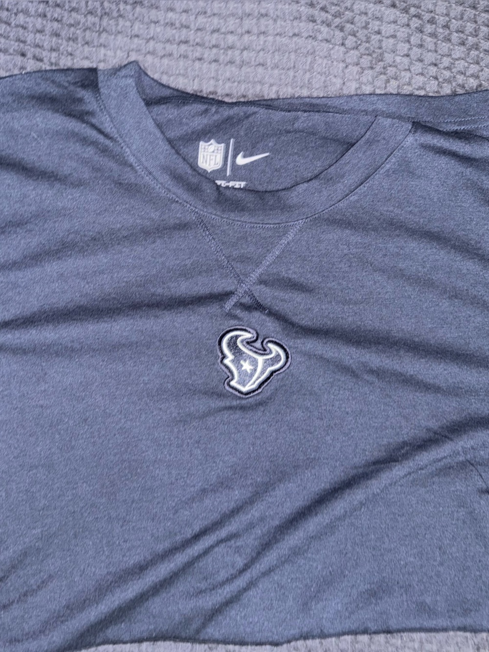 Nike Men's Navy Houston Texans Short-Sleeve Performance Tee